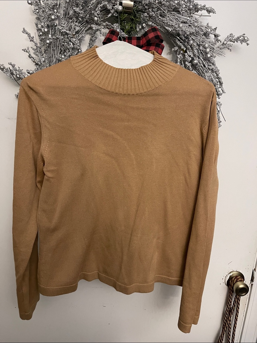 Talbots Camel Crewneck Sweater